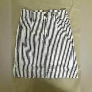 Esprit 90s Green and White Pin Striped Pencil Skirt Vintage with pockets